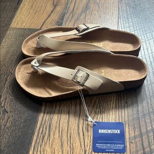 Birkenstock Light Tan Beige Thong Sandals Women’s Size 12 EU 43
